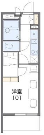 レオパレスグリーンプラザ湘南の物件間取画像